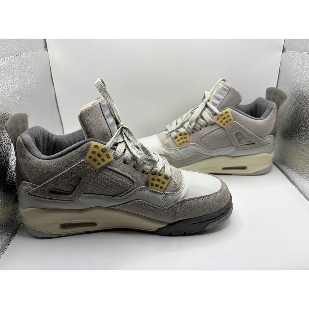 Air Jordan 4 Retro SE Craft Photon Dust Grey & White Mens 7.5 - Picture 4 of 9